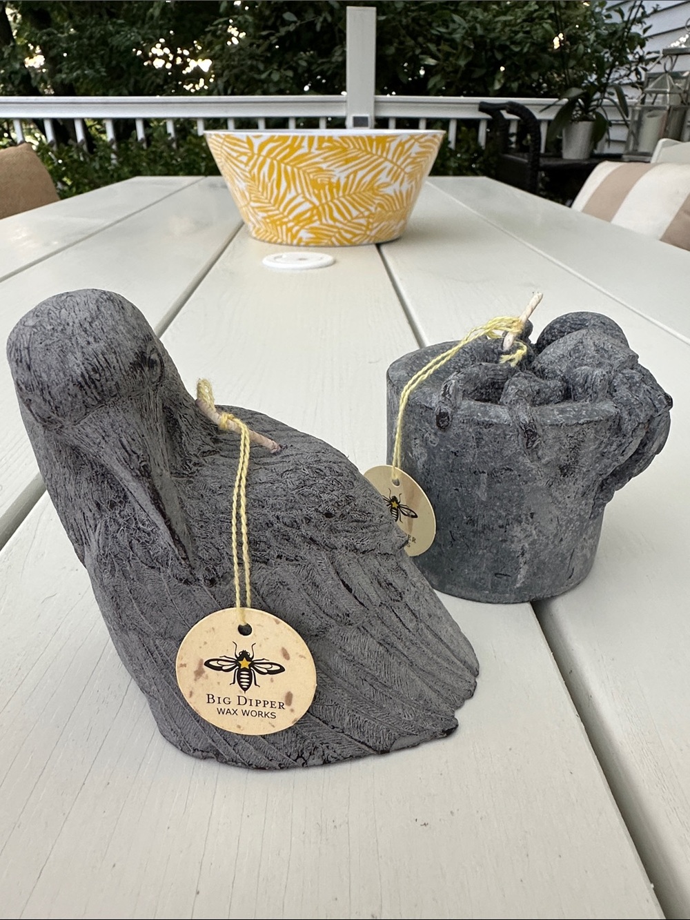 NWT Big Dipper Wax Works Crow & Spider Candles